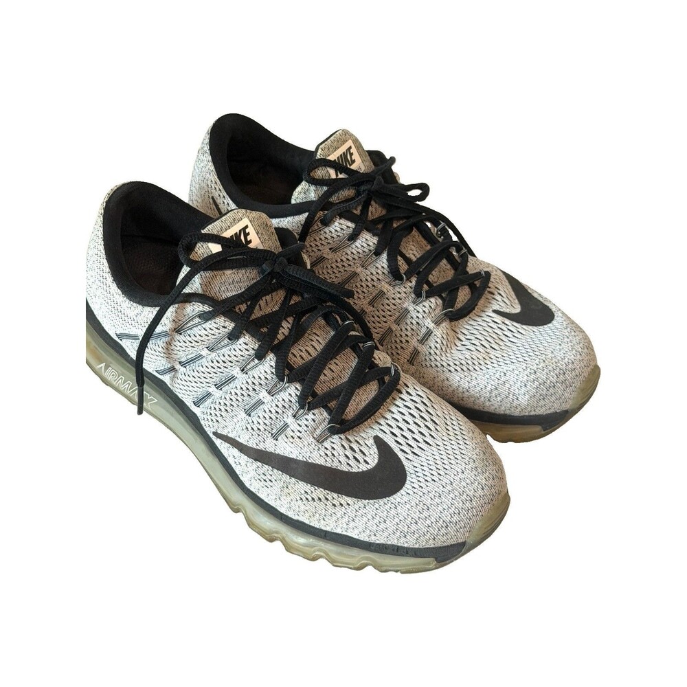 Nike Air Max 2016 Men’s Size 9 Low Gray Black OG Flyknit Oreo 806771-101 Running